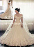 Lace Wedding Dress off Shoulder Tulle Bridal Ball Gown W15252
