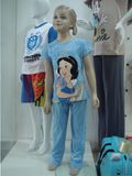 Girls 100% Cotton T Shirt with Long Pants Pyjama