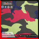 11oz Non Stretch Camouflage Printed Denim Fabric