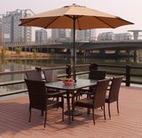 Man Made Cane Chair and Table Set Wholesale From China