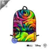 2018 Beautiful Girl Daily Back Pack School Bag Women Canvas Laptop Backpack