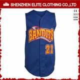 Men Quick Dry Mesh Sleeveless Baseball Jersey