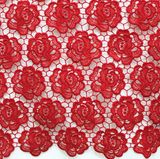 Milk Yarn Embroidered Flower Lace Textile for Women's Clothes
