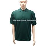 Dark Green Short Sleeve Men's Polo Shirt