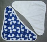 Soft Wholesale Printed Triangle Infant Bib