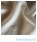 Strip Crepe Silk Fabric for The Casual Dresses