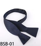 Men's Fashionable Silk /Polyester Self Bowtie (BSB-01)