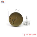 Quality Jean Button Metal Shank Button for Denim