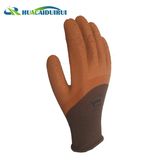 13 Gauge Agriculture Industry Work 3/4 Brown Foam Latex Palm Coated Gloves