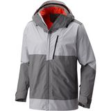 Men's Tall and Big Climbing Waterproof Ski Outdoor Hoodie Jacket