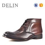 Luxury Popular Men Leather Boots Casual Shoes