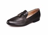 Italian Mens Leather Black Dress Shoes for Business Office