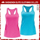 Ladies Running Custom Made Cotton Singlets for Women Gym (ELTWBJ-69)