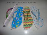 Plastic Pcu Women Colorful Slipper