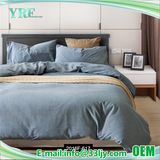 Blue Cotton Yarn Dyed Low Price Hotel Bedlinen