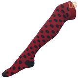 Women's Red Dots Knee High Sock