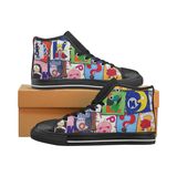 Dropshing Factory Classic Hicut Canvas Sneakers Sublimation Print Custom Make Shoes