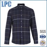 2017 Spring Custom Fashion Cotton Grid Men Shirt