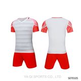 2017 High Quality Stripe Soccer Jersey, Blank Soccer Shirts, Sublimated Football Jersey