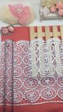 New Design Shape 20.5cm Width Embroidery Trimming Nyron Lace for Garments & Home Textiles & Curtains