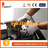 Ddsafety 2017 White Nylon Grey Nitrile Glove