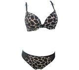 Good Quality Lovely Cow Print Bra and Panty Set (EBP147B)