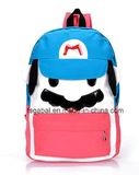 Mario Colleague Student Canvas Sports Bag Backpack
