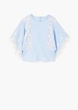 Cotton Fabric Embroidered Cotton Blouse