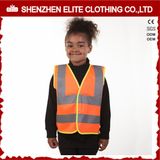 Roadway Warning Orange Kids Reflective Safety Vest Waterproof