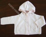 Babies' Cashmere Cardigan With Hoodie