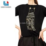 Fashionable Women Knitwear with Printing Cat