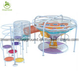 Large Commercial Toddler Indoor Playground with Rainbow Net