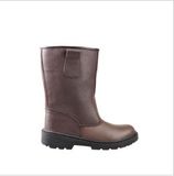 Industrial Leather Safety Boots with Steel Toe Cap (sn1235)