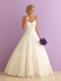 2016 Pretty Princess Ball Gown Lace Wedding Bridal Dress