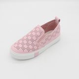 Girls Breathable PU Flat Shoes with Vulcanized Outsole