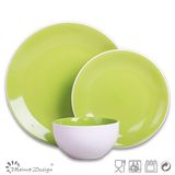 Green High Quality Crockery Stoneware Dinner Set