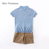 Wholesale Boys Clothes Summer Wear Knitting/Knitted T-Shirt