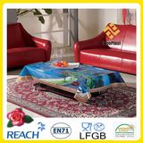 Decorative Vinyl Printed Landscape Transparent Table Cloth