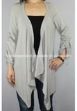 Women V Neck Cardigan Sweater by Knitting (11SS-065)