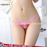 Women Sexy Mesh Flower Printing Low Waist Belt Panties Ladies Hot Underpants