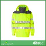 High Visible Safety Jacket with 3m Reflective Tape Workwear