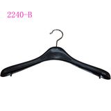 China Supplier Top Class Black Plastic Hanger Coat Hangers