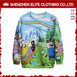 Fashion Design Men Polyester Sublimation Fleece Pullover Sweatshirt (ELTSTJ-760)