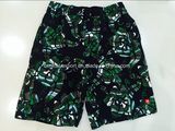 Oeko-Tex Full Elastic Waist Polyester Patterned Children Board Short Swimwear