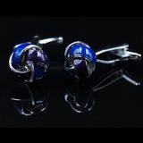 Novel Blue Knot Shirts Cufflinks (Hlk30301)