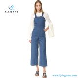 100% Cotton Denim Ladies Jumpsuit Women Overalls