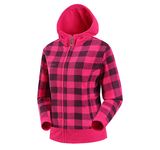 Good Quality Lady Print Hooded Polar Fleece Jacket