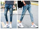 Men's Thin Denim Pantyhose Slim Hole Jeans