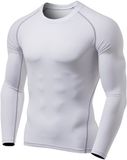 Mens Cotton Quick Dry Training Long Sleeve Sports T Shirt