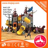 Plastic Pirates Ship Child Toy Outdoor Playground Equipment for School